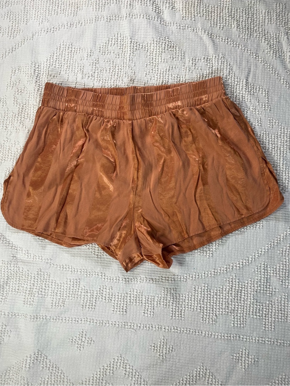 Victoria's Secret Copper Satin Sleep Shorts